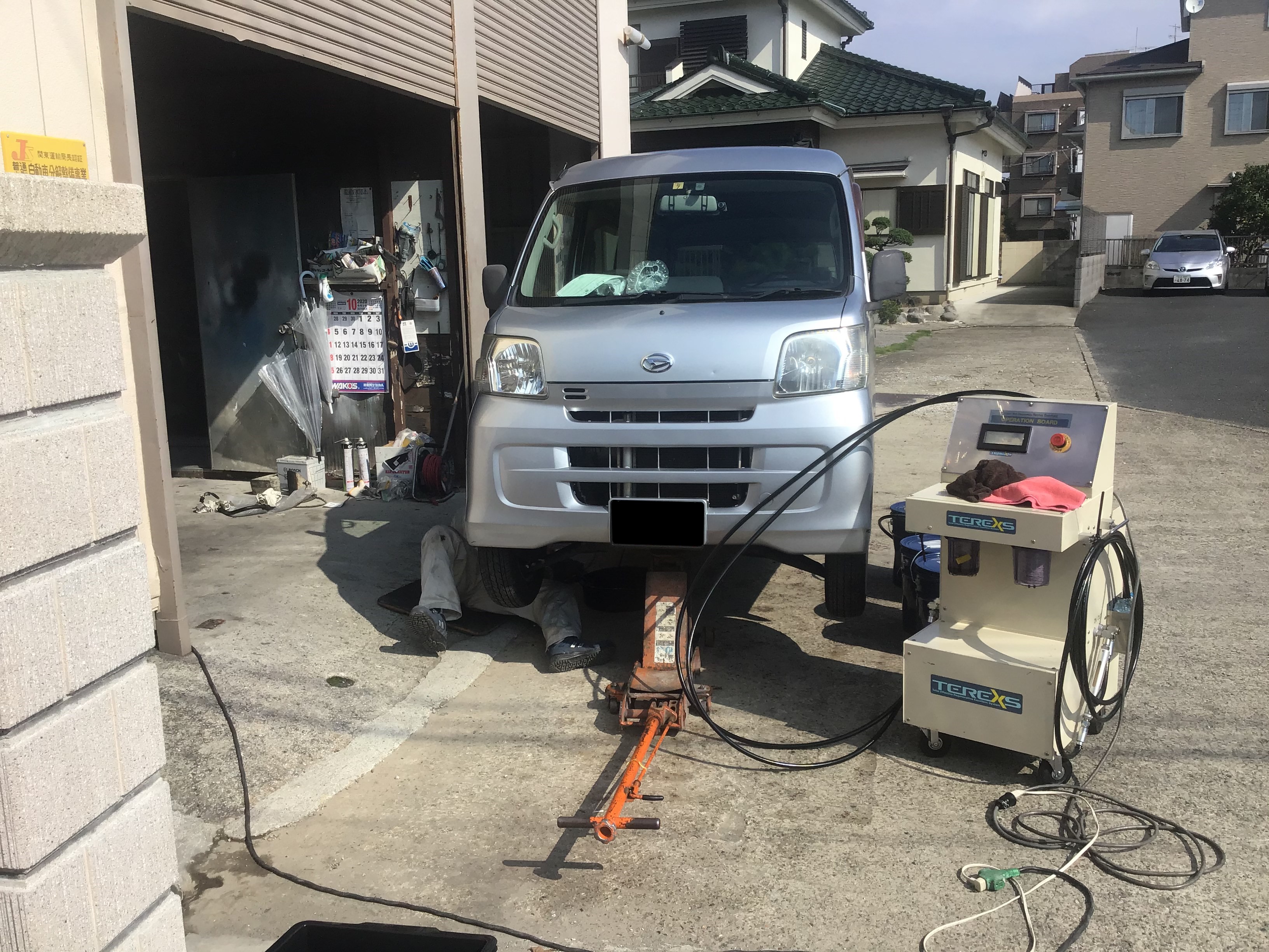 DAIHATSU ダイハツ アトレー　エンジン内部洗浄(TEREXS)　原沢自動車様（東京都江戸川区）