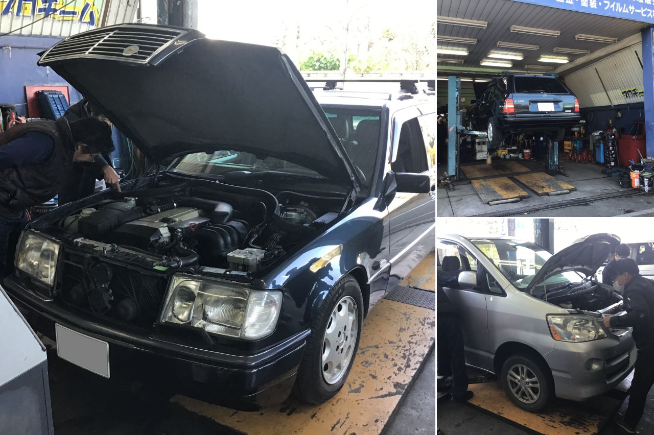 メルセデス ベンツ W124 E320 エンジン内部洗浄(TEREXS)　 金谷オートサービス様（埼玉県新座市）