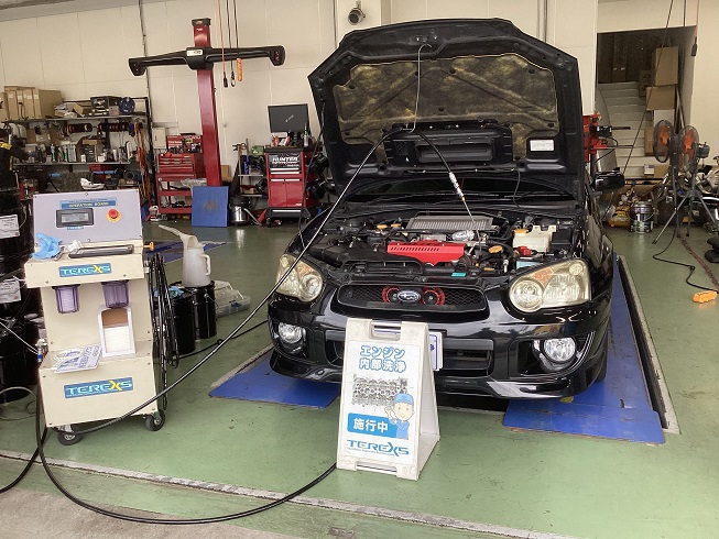 SUBARU スバル インプレッサ GDA 整備 TEREXS エンジン内部洗浄