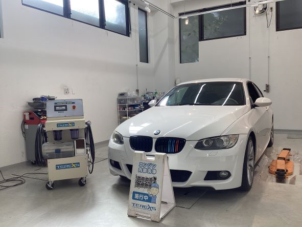 BMW E92 オイル交換だけじゃダメなの？ オーナー様もビックリ！ TEREXS エンジン内部洗浄でエンジンが劇的快調に！