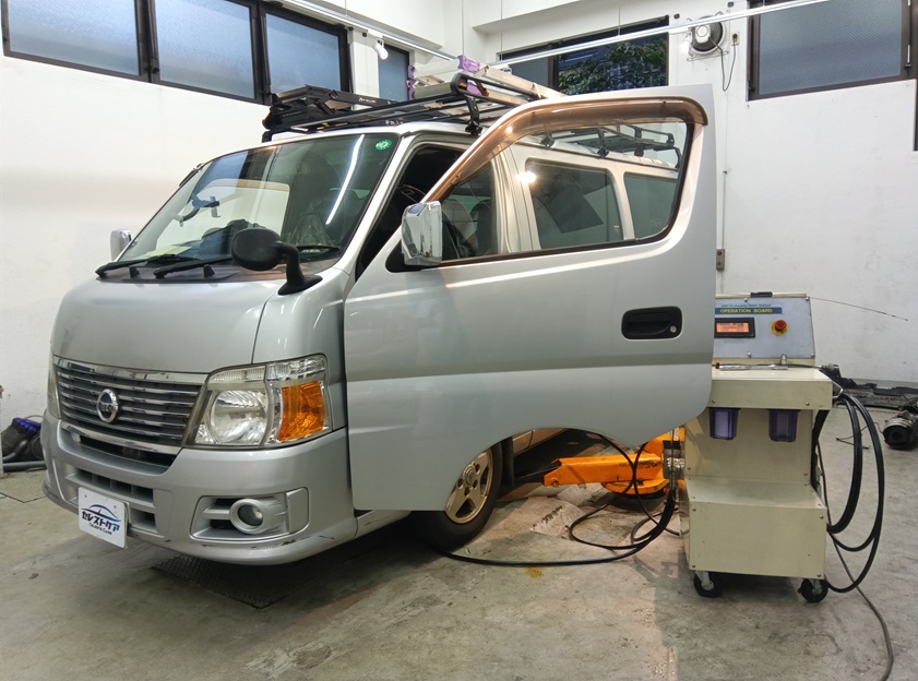日産 キャラバン E25  セレストケア エンジン内部洗浄