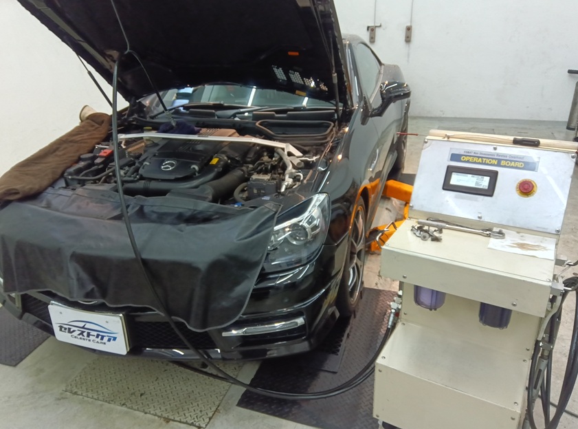 ベンツ SLK200 セレストケア エンジン内部洗浄