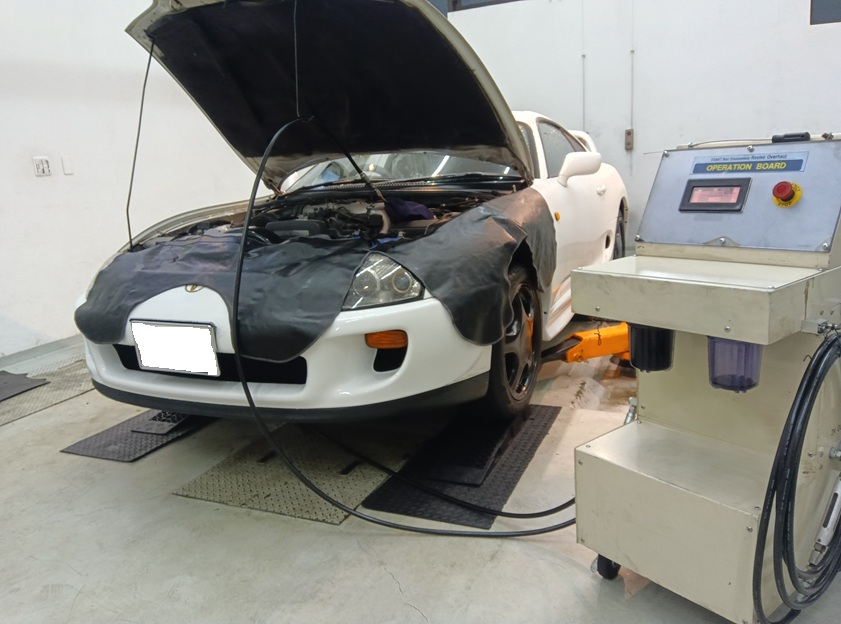 トヨタ スープラ JZA80 セレストケア エンジン内部洗浄