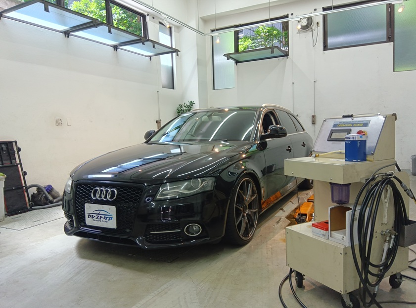 アウディ A4 アバント セレストケア エンジン内部洗浄