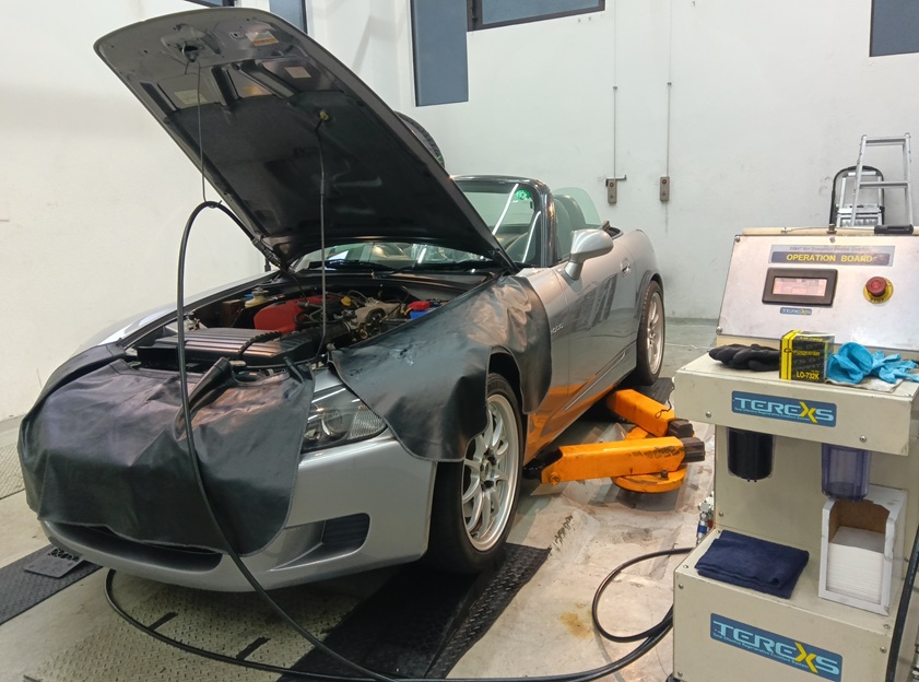 ホンダ S2000 セレストケア エンジン内部洗浄 オイル交換