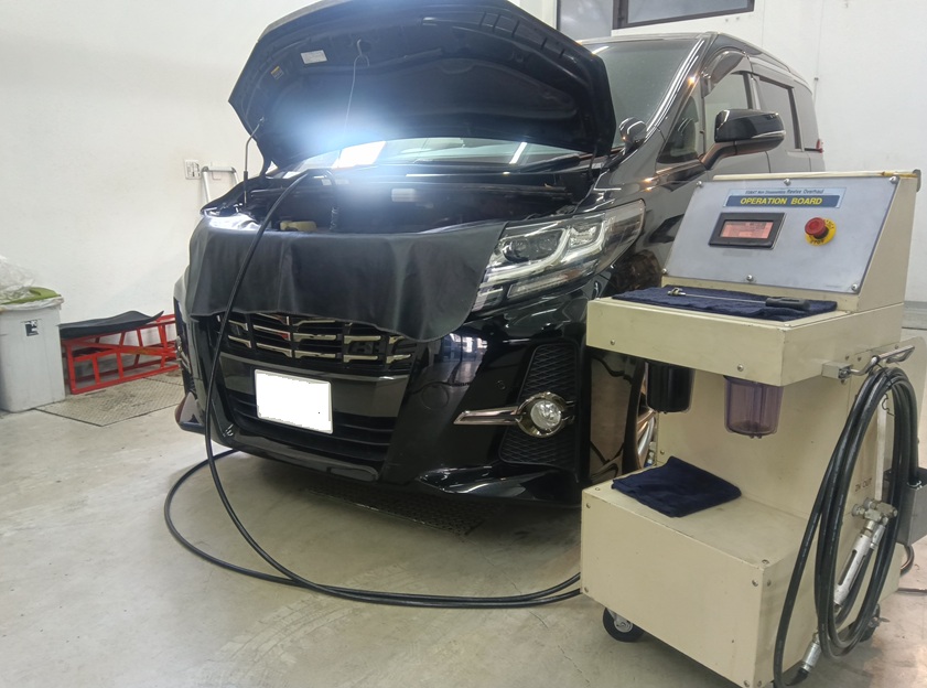 トヨタ アルファード  セレストケア エンジン内部洗浄