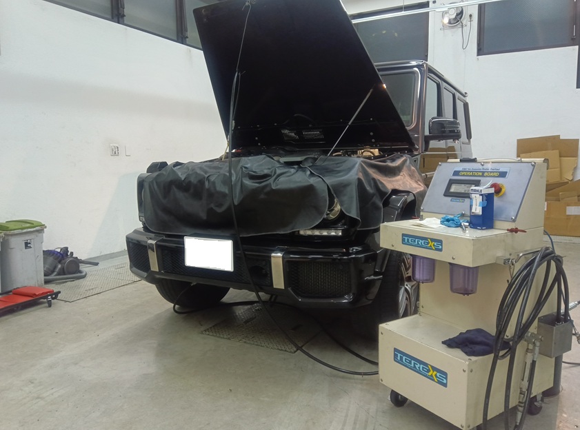 ベンツ ゲレンデ G63 セレストケア エンジン内部洗浄