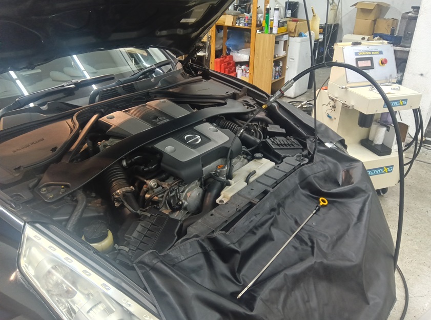 日産 フェアレディZ  セレストケア エンジン内部洗浄