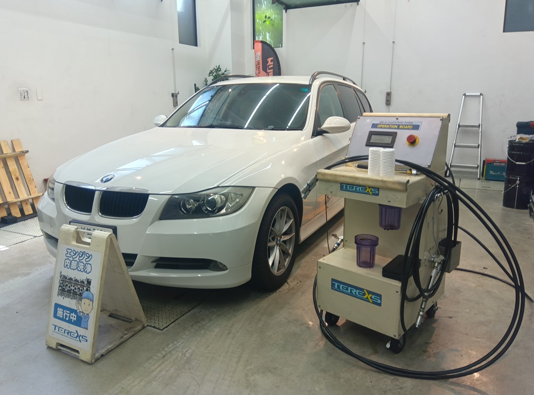 BMW E91 320i ツーリング セレストケア エンジン内部洗浄