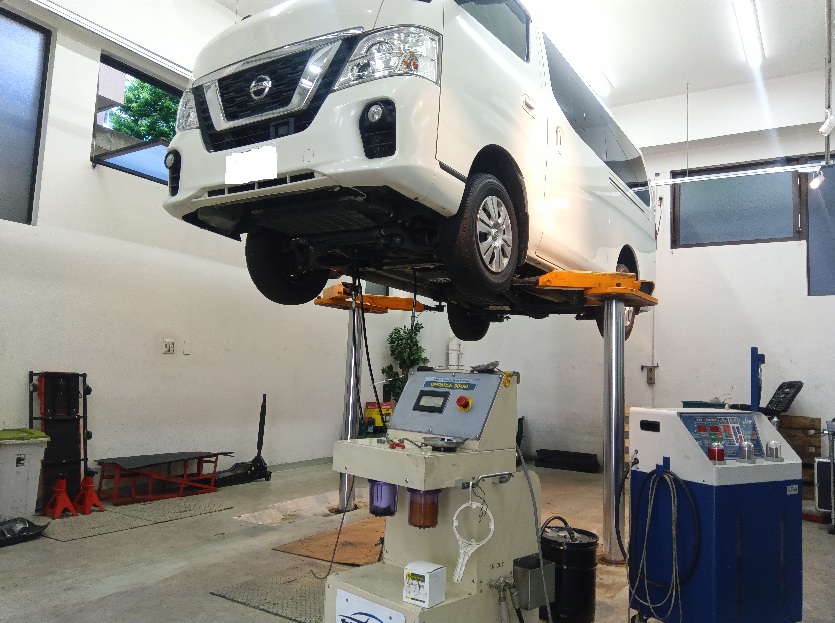 日産 キャラバン E26  NV350 セレストケア エンジン＆AT内部洗浄