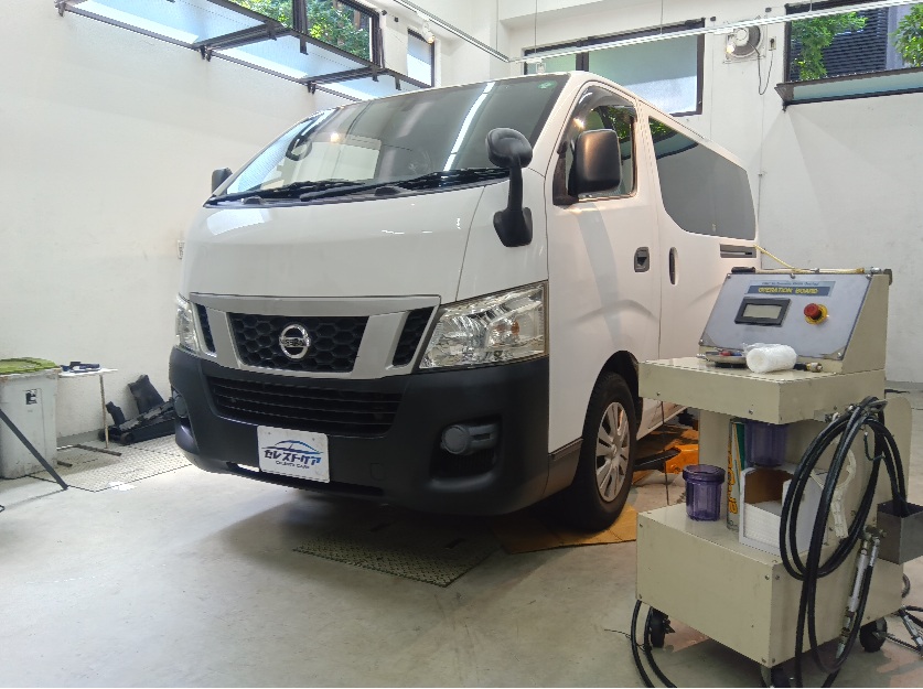 日産 キャラバン E26 セレストケア エンジン内部洗浄