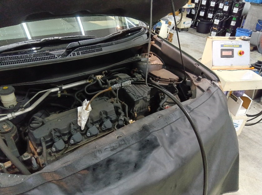 ホンダ クロスロード セレストケア エンジン内部洗浄 オイル交換