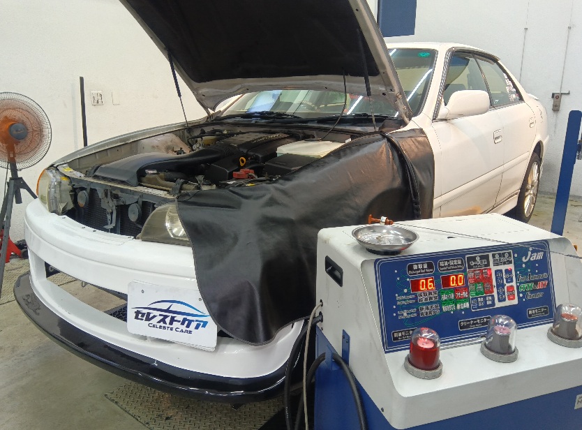 トヨタ チェイサー AT内部洗浄 トルコン太郎 ATF圧送交換