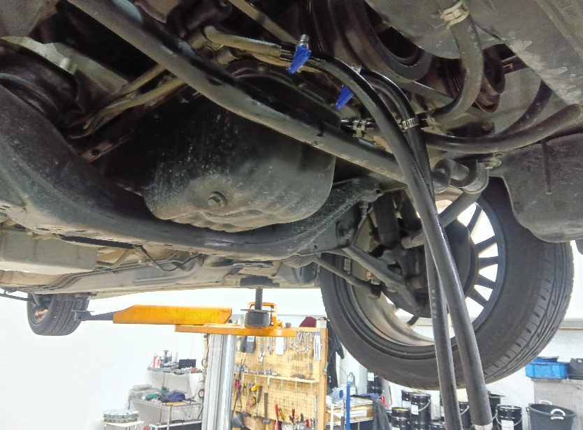 日産 キャラバン E26 NV350 AT内部洗浄 トルコン太郎 ATF圧送交換