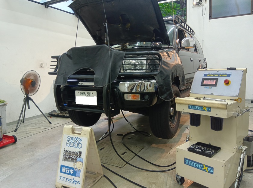 トヨタ ハイラックスサーフ 整備 セレストケア AT(オートマ)内部洗浄 ATF交換