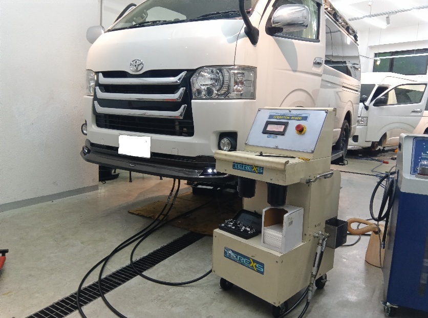 トヨタ ハイエース 整備 セレストケア AT(オートマ)内部洗浄 ATF交換
