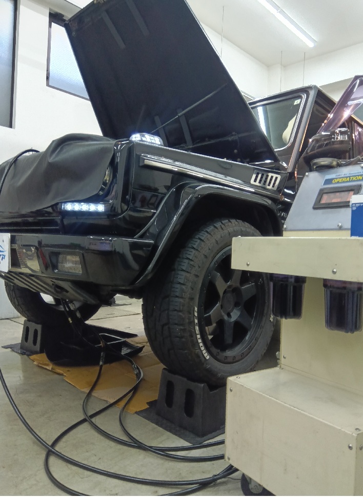 メルセデスベンツ ゲレンデG55 セレストケア エンジン内部洗浄