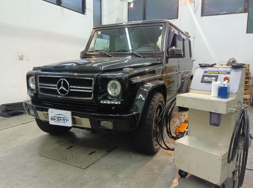 メルセデスベンツ ゲレンデG55 セレストケア エンジン内部洗浄