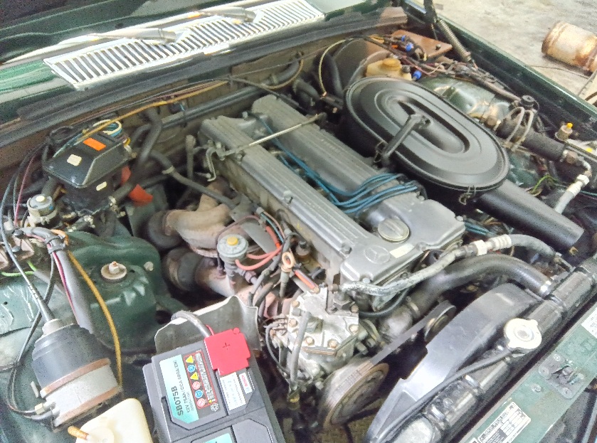 メルセデスベンツ W116 セレストケア エンジン内部洗浄