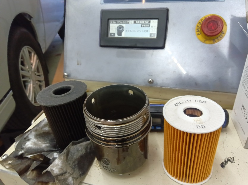 日産キャラバン E25 セレストケア エンジン内部洗浄