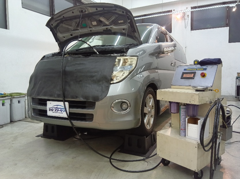 日産 エルグランド セレストケア エンジン内部洗浄