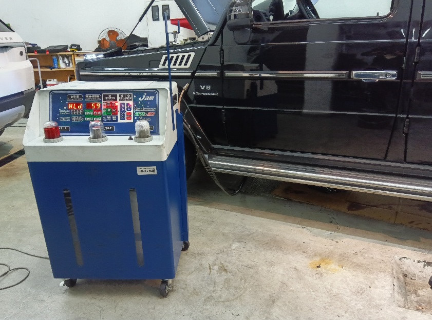 メルセデス ベンツ ゲレンデ セレストケア AT内部洗浄 トルコン太郎 ATF圧送交換