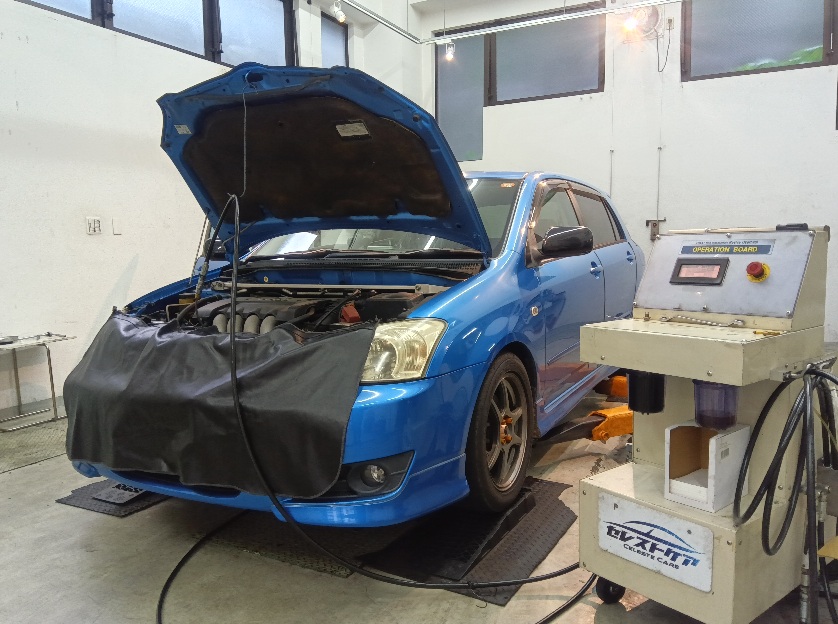 トヨタ カローラ ランクス セレストケア エンジン内部洗浄