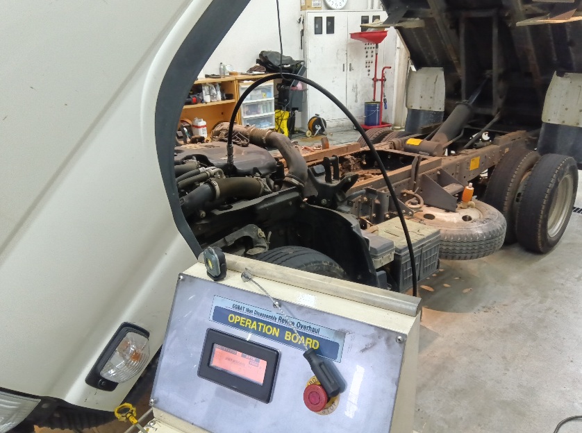 いすゞエルフ NJR85 セレストケア エンジン内部洗浄 DPF洗浄