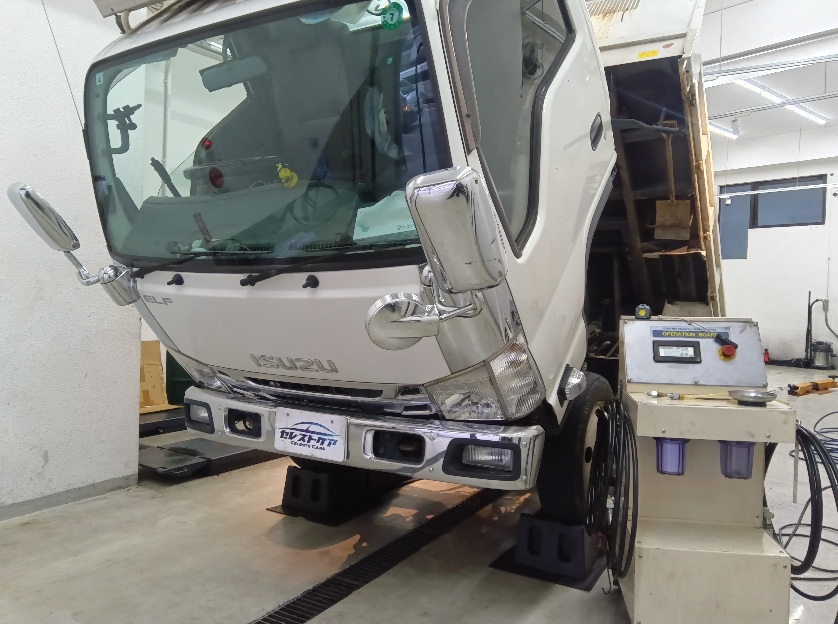 いすゞエルフ NJR85 セレストケア エンジン内部洗浄 DPF洗浄