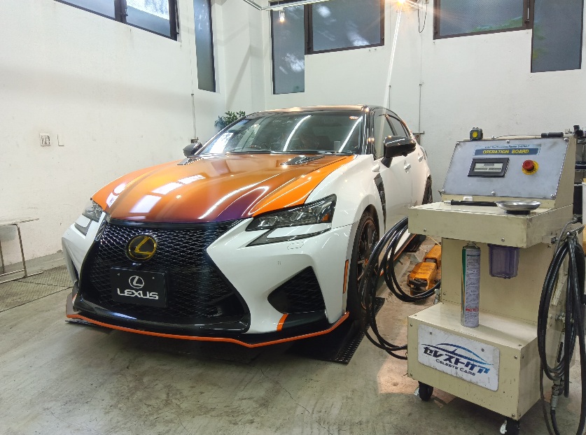 レクサス GS450h ハイブリッド セレストケア エンジン内部洗浄 DPF洗浄