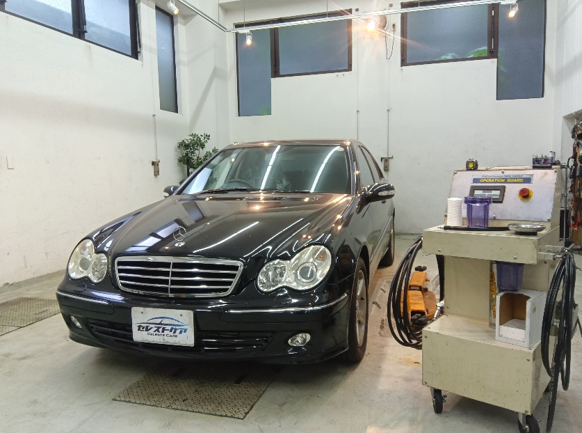 メルセデスベンツ セレストケア エンジン内部洗浄