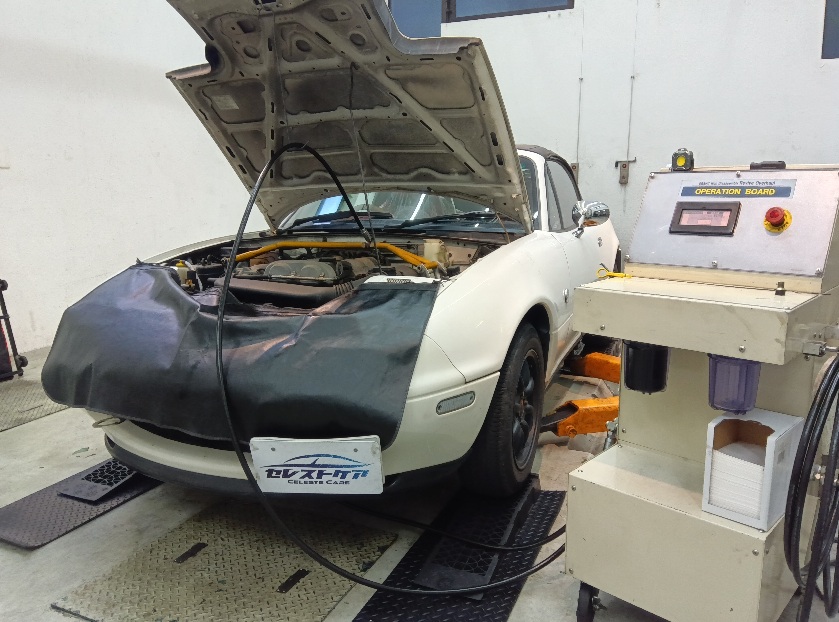 ユーノス ロードスター セレストケア エンジン内部洗浄