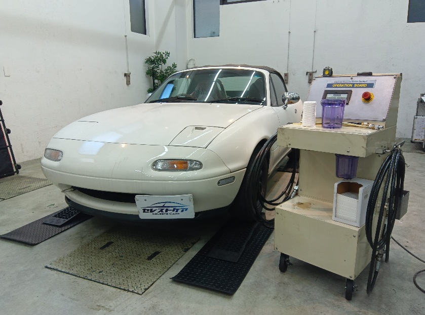 ユーノス ロードスター セレストケア エンジン内部洗浄