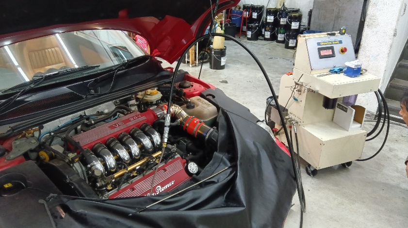 アルファロメオ 166  セレストケア エンジン内部洗浄