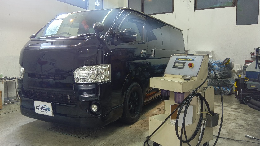 トヨタ ハイエース  ガソリン セレストケア エンジン内部洗浄