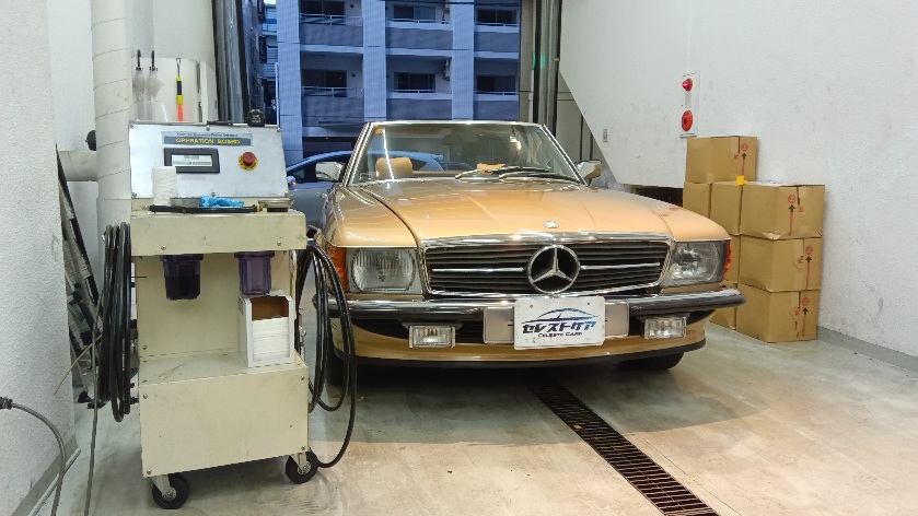 メルセデスベンツ SL380 セレストケア エンジン内部洗浄