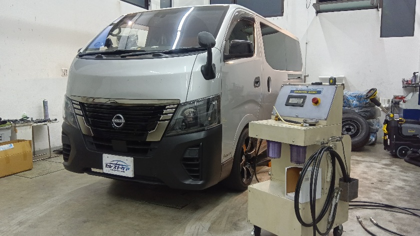 日産キャラバン E26 NV350 セレストケア エンジン内部洗浄 DPF交換