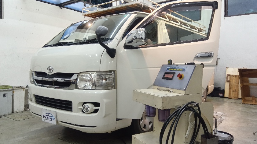 トヨタ ハイエース  ディーゼル 1KD セレストケア エンジン内部洗浄