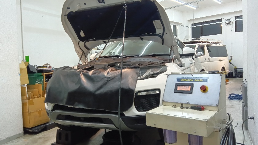 レンジローバー イヴォーク セレストケア エンジン内部洗浄 DPF洗浄