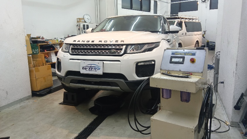 レンジローバー イヴォーク セレストケア エンジン内部洗浄 DPF洗浄