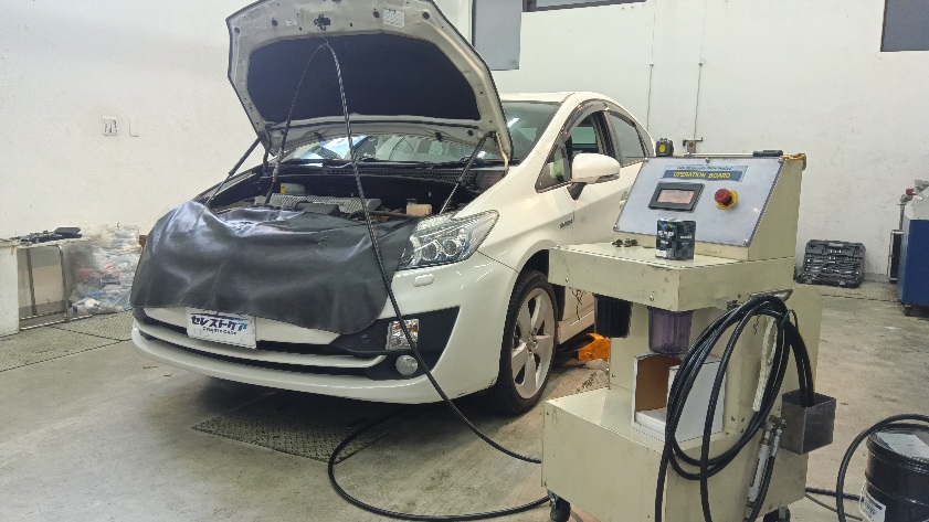 トヨタ ハイエース  ガソリン セレストケア エンジン内部洗浄