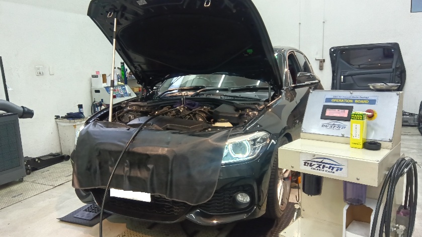 BMW 118i セレストケア エンジン内部洗浄