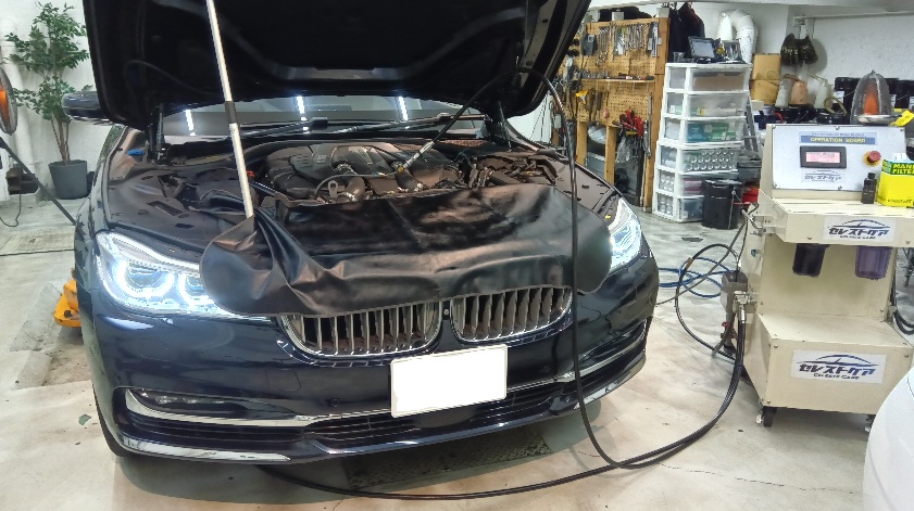 BMW 750Li セレストケア エンジン内部洗浄