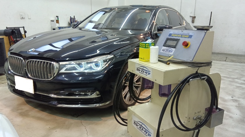 BMW 750Li セレストケア エンジン内部洗浄