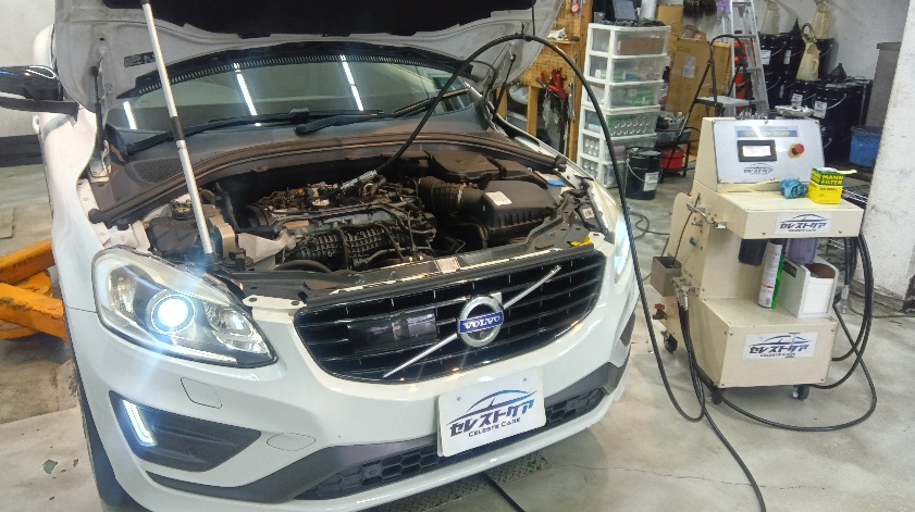 ボルボ VOLVO V60 セレストケア エンジン内部洗浄